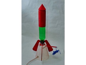 water rocket complete instructions boys fun memory physics toys 3d print model - Mito3D