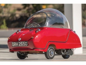 pelar tridente 1965 1964 1966 60s británico coche vehiculo burbuja microcoche 3d print model - Mito3D