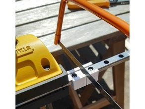 hacksaw cutting guide mgn9 rail 3d print model - Mito3D