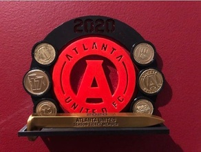 atlanta united fc 2020 spike coin holder 3d print model - Mito3D