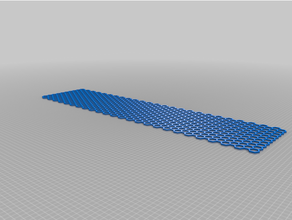 customized honeycomb pattern generator 3d print model - Mito3D