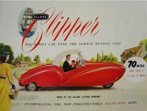 allard clipper 1954 1953 1955 50s british car bubble microcar 3d print model - Mito3D