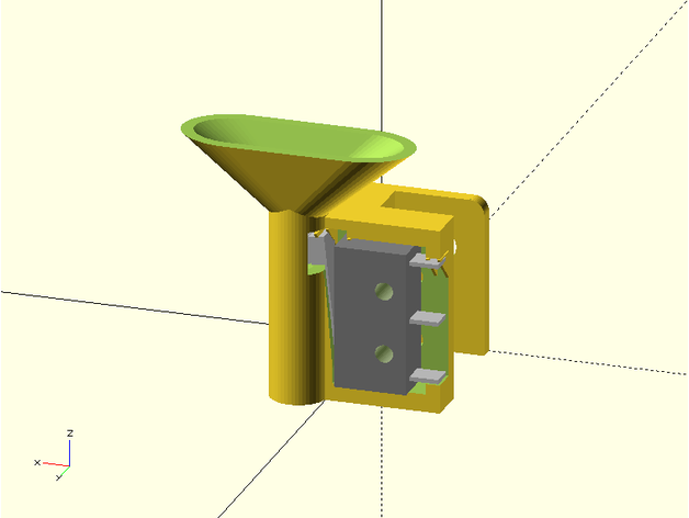 anet a8 filament runout switch 3D print model - Mito3D