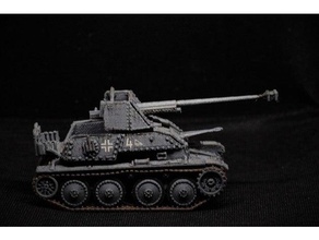 marder iii 1 56 échelle 28mm boulon action table wargaming ww2 3d print model - Mito3D