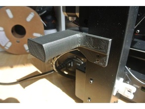 spare filament spool holder anycubic i3 mega 3d print model - Mito3D