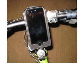 iphone 6 bike mount holder 3d print model - Mito3D