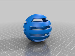 customized cat toy ball 3d print model - Mito3D