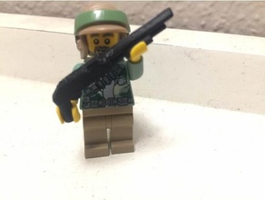 legos fusil pompe lego pistolet 3d print model - Mito3D