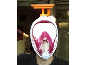 roborock filtro adattatore snorkeling maschera coronavirus viso hepa 3d print model - Mito3D