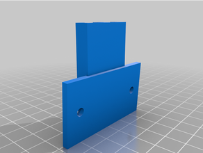 simple screw mount scalpel holder flat angled - openscad 3d print model - Mito3D