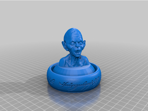 gollum anillo 3d print model - Mito3D
