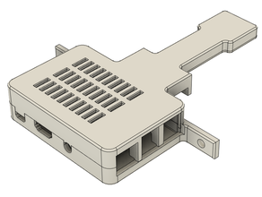 frambuesa pi 3 caso funda cámara soporte ender Pro 3d print model - Mito3D
