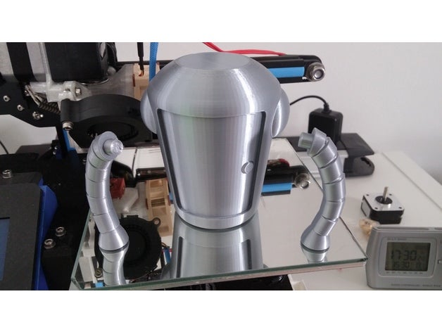 cintreuse trousse 2 séparé torse bras futurama robot 3D print model - Mito3D