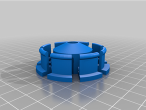 personalizzato parametrico filamento bobina centro 608zz cuscinetto 49 mm 3d print model - Mito3D