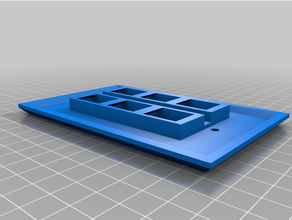 customized wally - wall plate customizer edited keystone functionality 3d print model - Mito3D