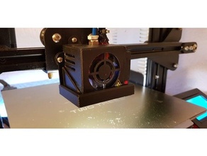 soporte luz Abs Ender 3 3d print model - Mito3D