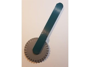 pasta cortador remezclar cupé patés molette 3d print model - Mito3D