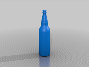 Bier Flasche 3d print model - Mito3D