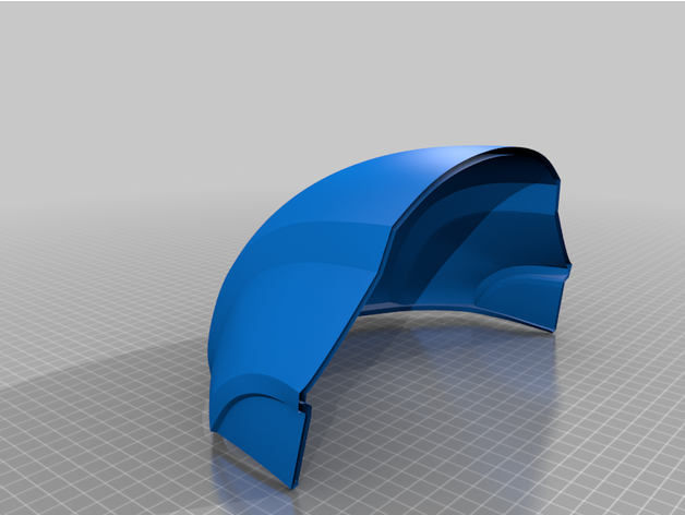cut halo ce mark 5 helmet 3D print model - Mito3D