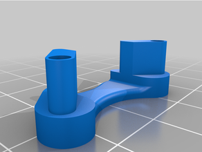 kapı avcısı pil kayışı Kulp destek Dave fpv Tehunter 3d print model - Mito3D