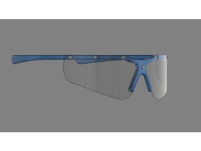 lunettes protection v02 protecteur 3d print model - Mito3D