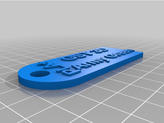 filament tag - gst 3d army green customized 3D print model - Mito3D