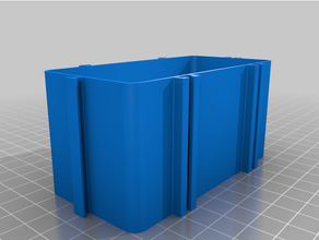 modular display storage box stackable 3d print model - Mito3D