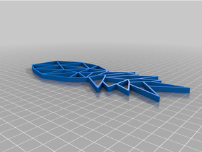 Origami Ananas angepasst 3d print model - Mito3D