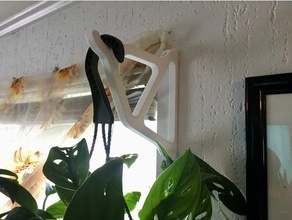Mauer montiert hängend Pflanze Haken 3d print model - Mito3D