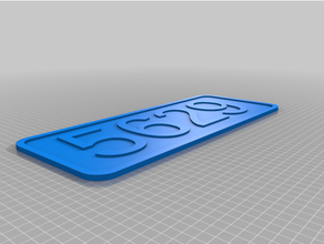 5629 square edge customized 3d print model - Mito3D