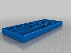 tackle box insert 133a customized 3d print model - Mito3D
