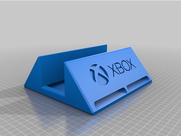 xbox Stand entlüftet 3D print model - Mito3D