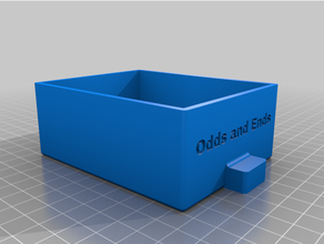 personalizado ranurado cajón caja ver2 3d print model - Mito3D