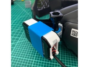 Fetthai 1800mah Batterie Halter Unterstützung dji Brille 3d print model - Mito3D