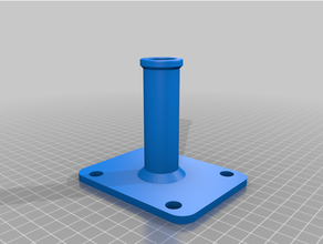 v-slot extrusion filament spool holder 3d print model - Mito3D