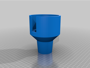 taza soporte botella adaptador agua 3d print model - Mito3D