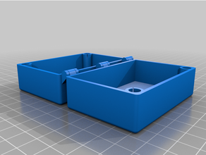 parametrisch f360 klappbar Box magnetisch Schließung Scharnier Magnet 3d print model - Mito3D