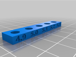 5x2mm magnético apropriado testador ímãs 3d print model - Mito3D