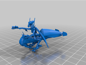 geonosiano Flitknot deslizador bicicletas estrella guerras legión escala 3d print model - Mito3D
