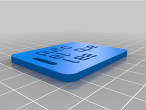 Tupo el Lee özelleştirilmiş 3d print model - Mito3D