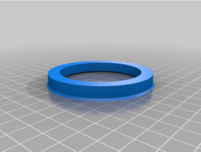 Nabe zentrisch Ring 561 721 angepasst 3d print model - Mito3D