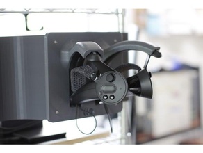 válvula monte fio estante virtual realidade vr fone ouvido prateleira 3d print model - Mito3D