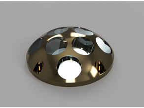 laser retro reflector nasa réflecteur rétro testé 3d print model - Mito3D