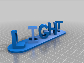light dark illusion customized 3d print model - Mito3D