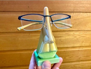 nariz ojo vaso soporte fijo anteojos lente 3d print model - Mito3D