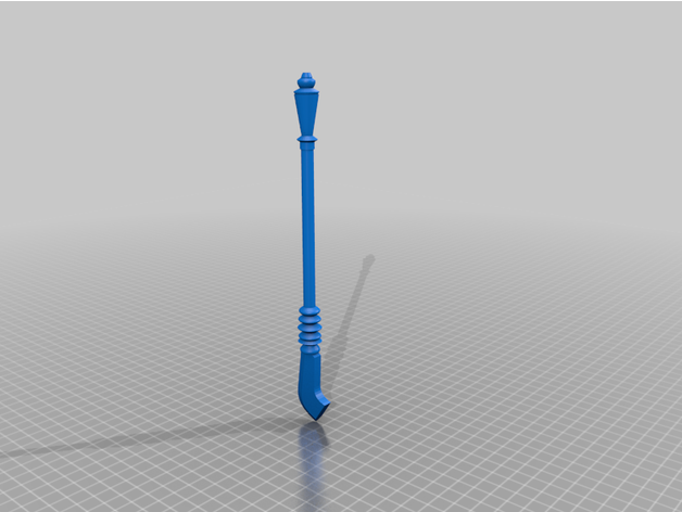 seong mi na's naginata penna bic lancia arma 3D print model - Mito3D