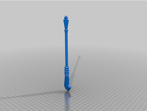 seong mi na's naginata penna bic lancia arma 3d print model - Mito3D