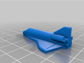 brilhando transporte desafiador columbia brilho Sombrio foguete espaço 3d print model - Mito3D