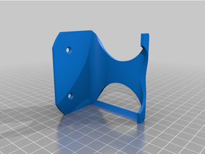 super simple universal controller wall mount - easier printable 3d print model - Mito3D