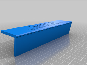 raels nameplate customized 3d print model - Mito3D